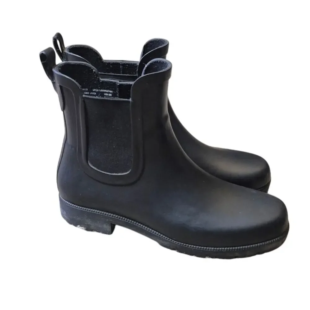 Eddie Bauer Womens Hailey Waterproof/Weather Resistant Stretch Rain Boot Size 9